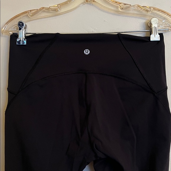 Lululemon Train Times 7/8 Pant Black Size 10 Mesh on Side of Calf - Picture 3 of 14